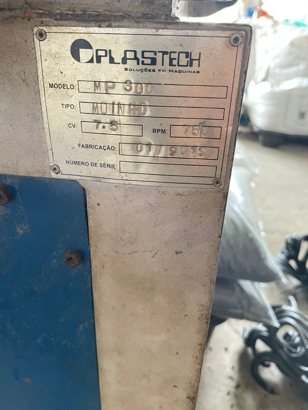 Moinho 300mm Motor 7.5cv — foto 2