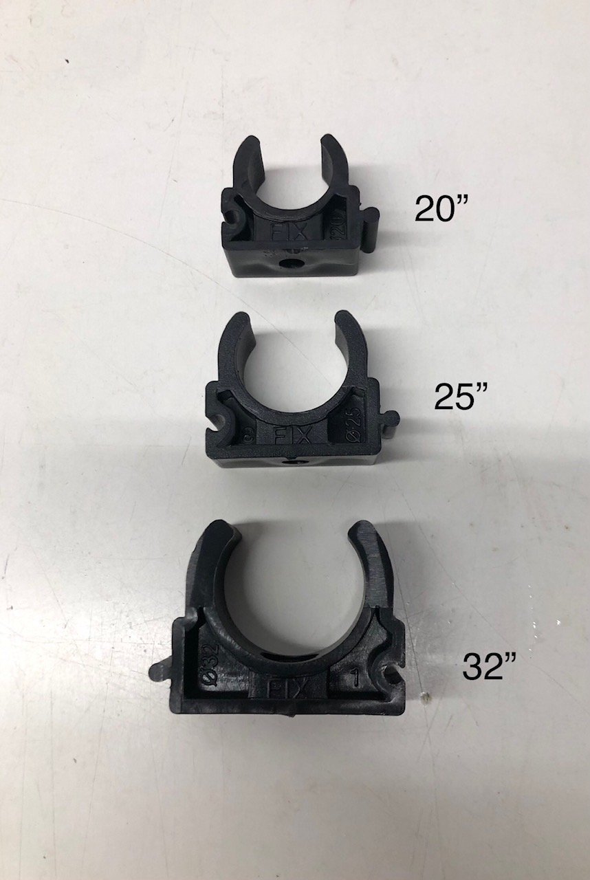 Moldes de Abraçadeiras para Eletrodutos de Tamanhos 20”, 25” e 32” — foto 1