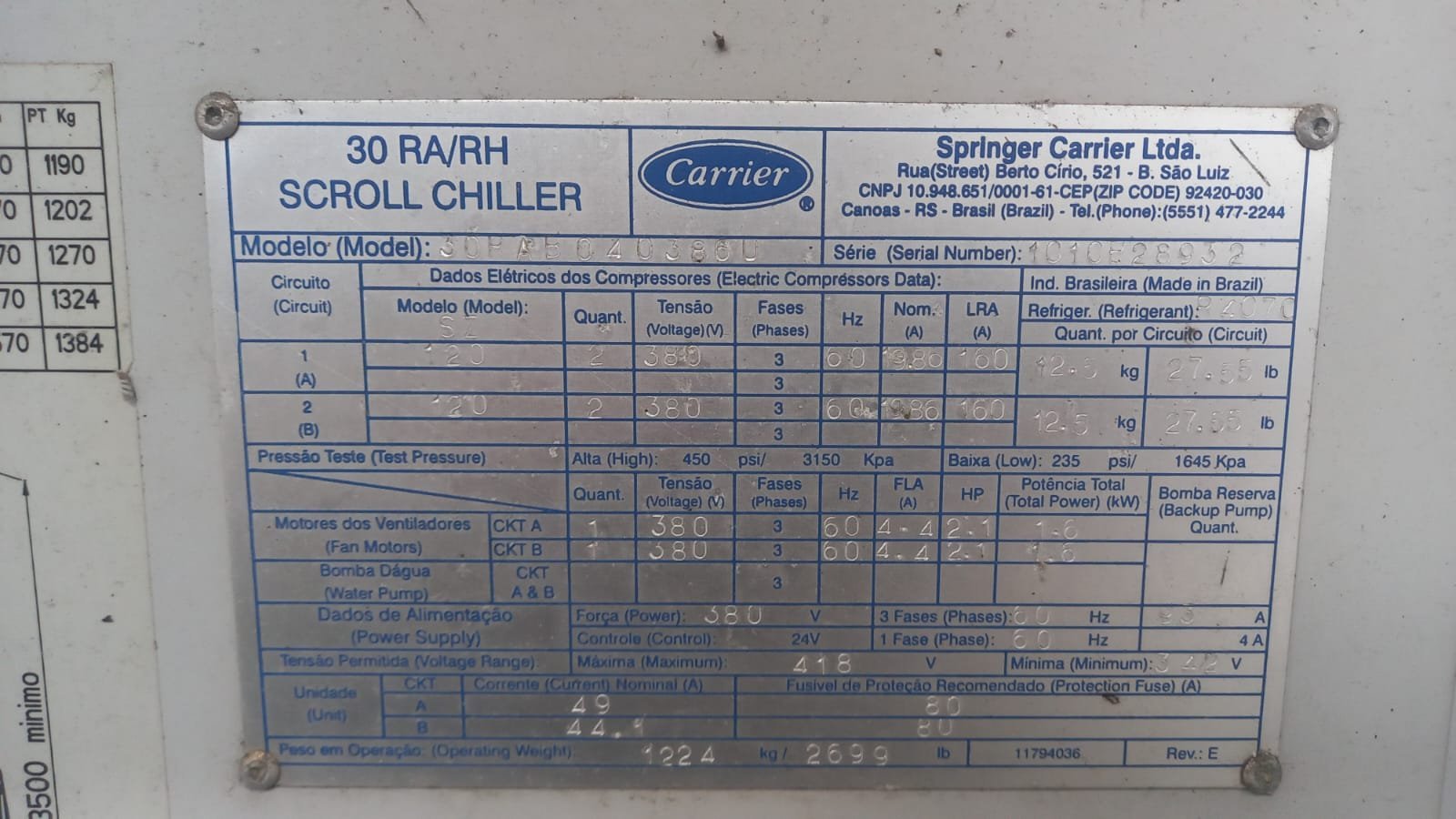 Chiller Carrier 34 RA/RT — foto 5
