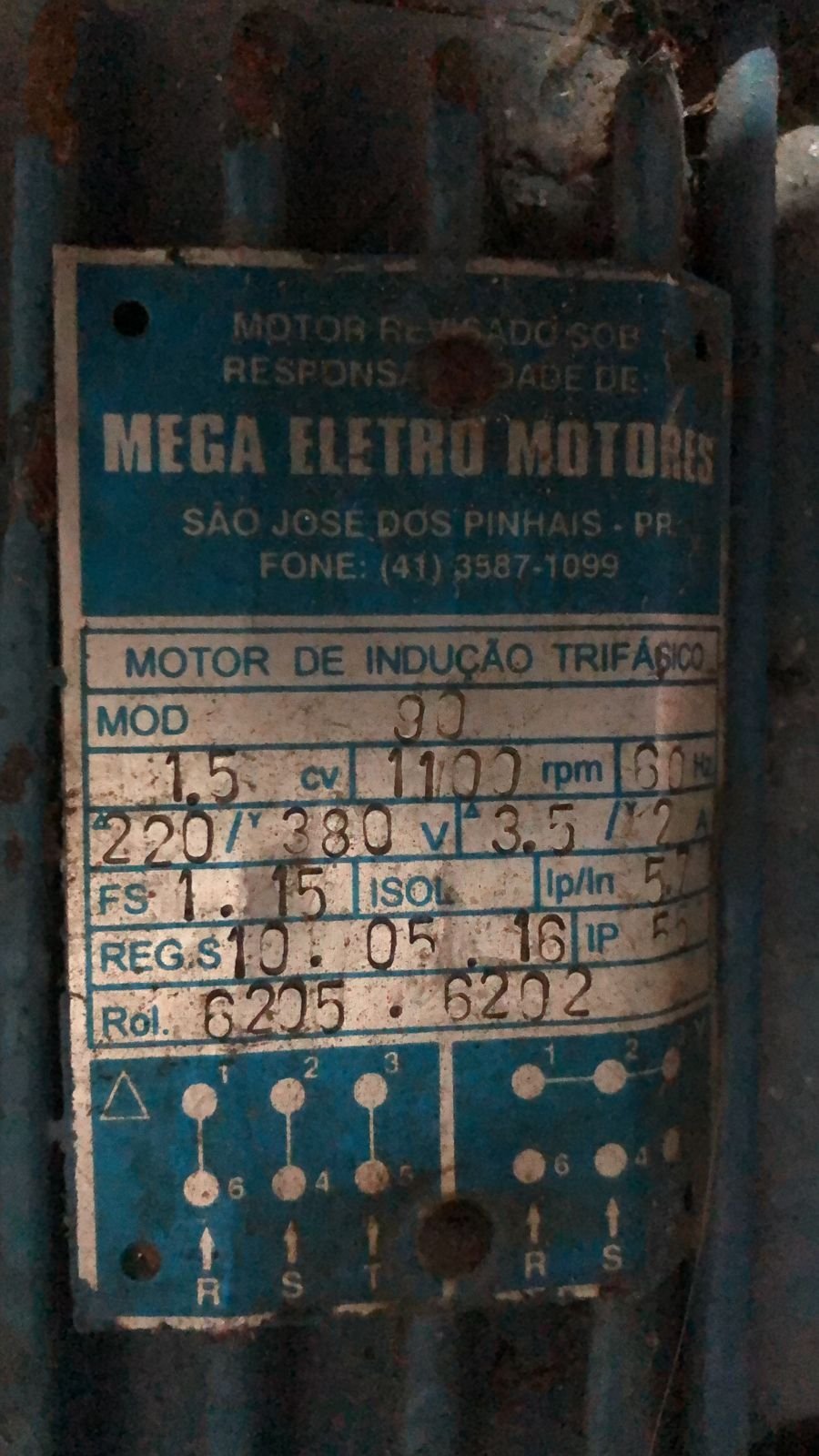 Motores 1.5 cv e Tensão de 220/380 Painel — foto 3